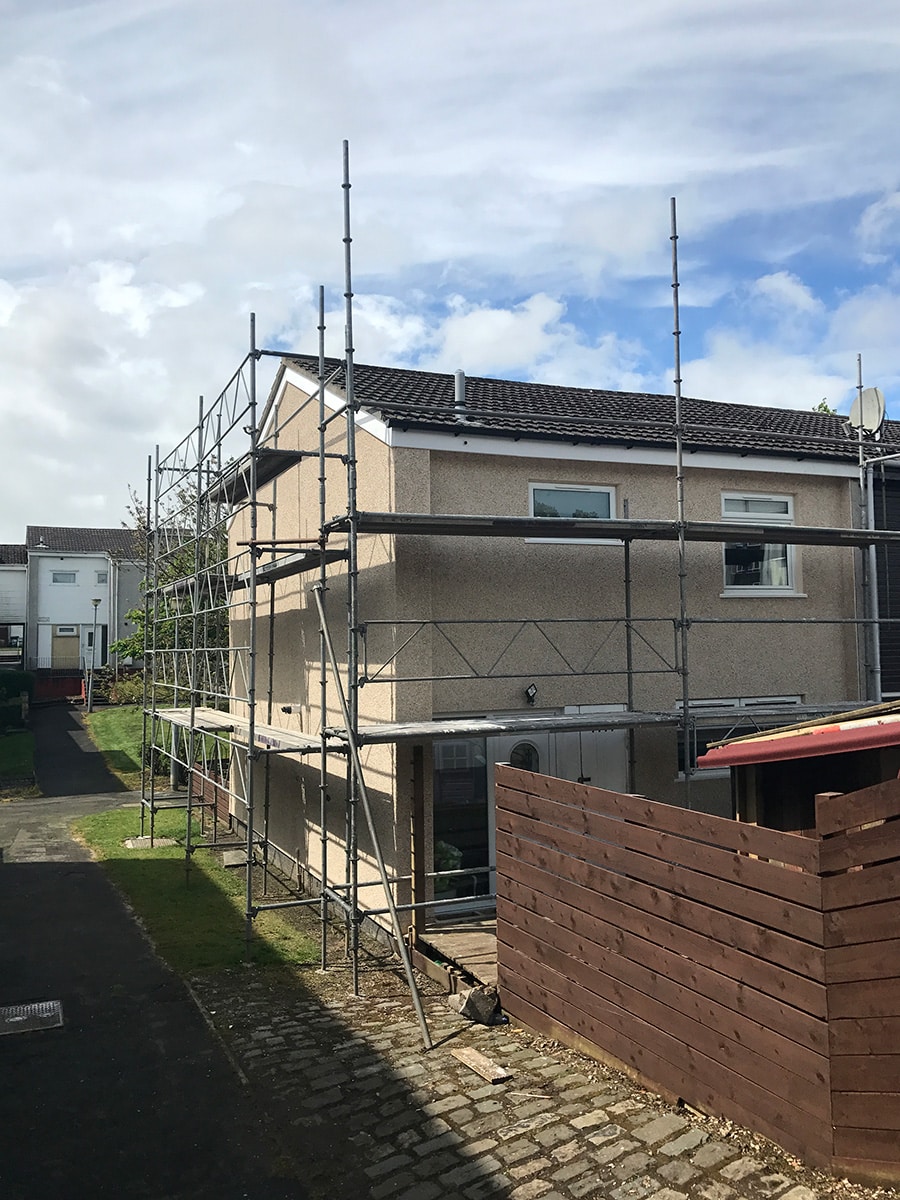 External wall insulation with dry dash finish - Start a Fresh ...